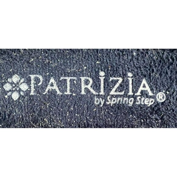 Patrizia By Spring Step Womens Size 7 Navy Leather Comfort Flats With Button - Picture 5 of 6